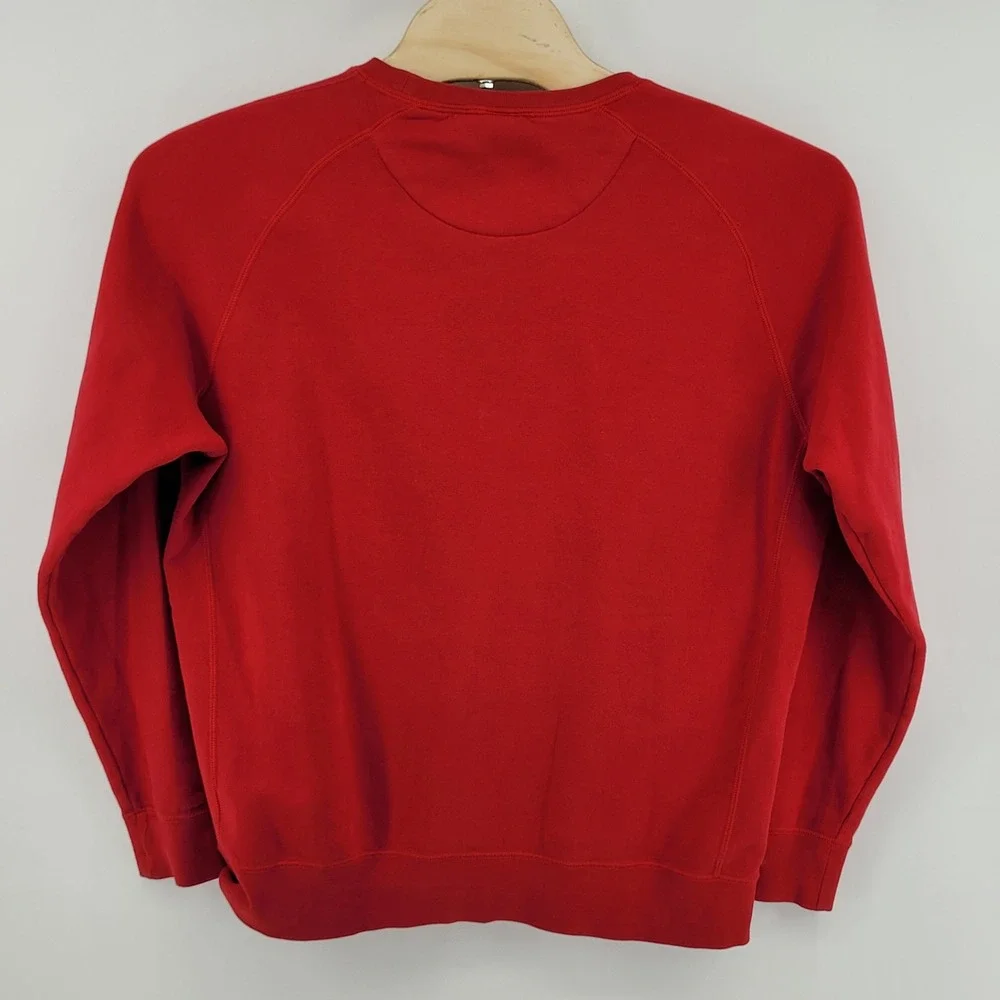 Jordan‎ Sweatshirt Mens XL Red Graphic Raglan Sleeve Crewneck Pullover